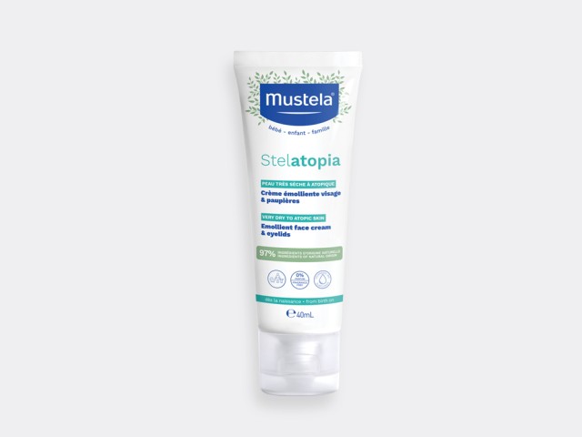 Mustela Stelatopia Emollient Face & Eyelids Cream 40ml
