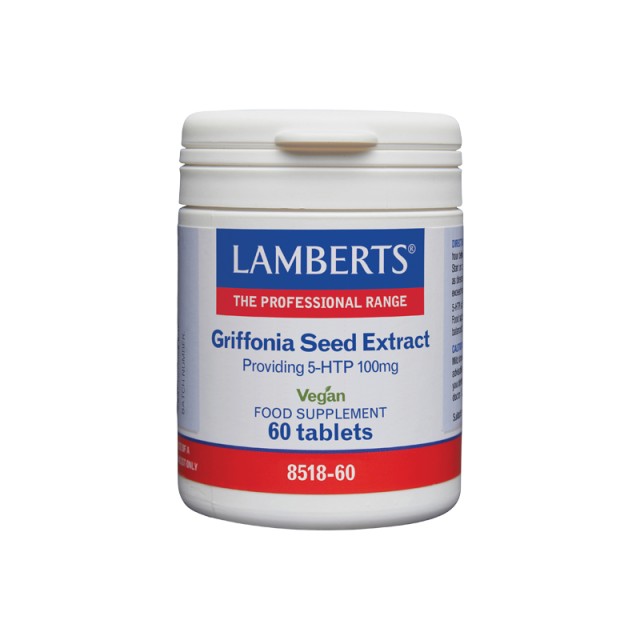 Lamberts Griffonia Seed Extract Providing 5-HTP 100mg, 60tabs