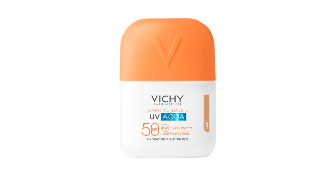 Vichy Capital Soleil UV Aqua Hydrating Invisible Fluid με χρώμα SPF50 50ml