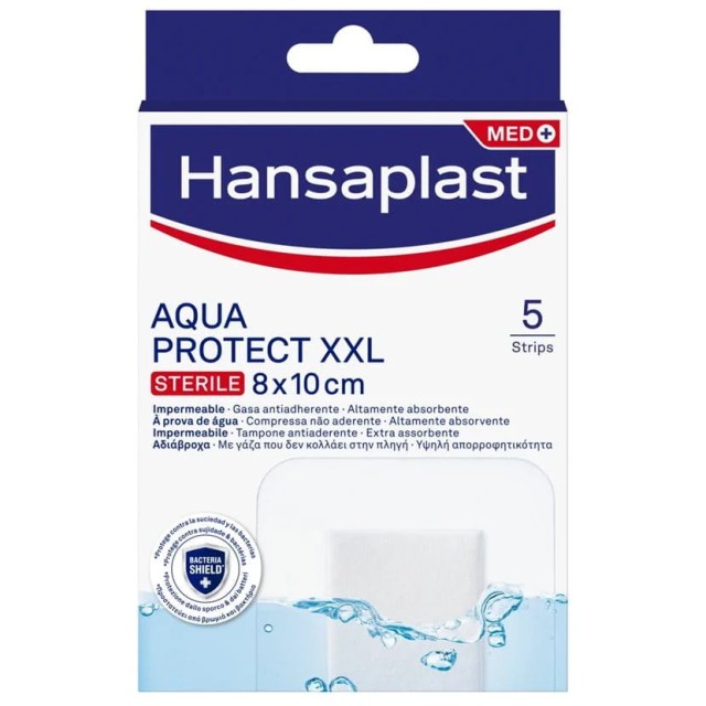 Hansaplast Aqua Protect XXL 8 x 10cm, 5τμχ