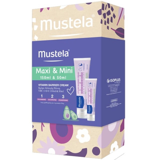 Mustela Vitamin Barrier Crem Maxi & Mini 150ml & 50ml