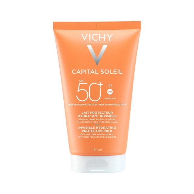 Vichy Capital Soleil Beach Protect SPF50+ Invisible Hydrating Milk Face & Body 150ml