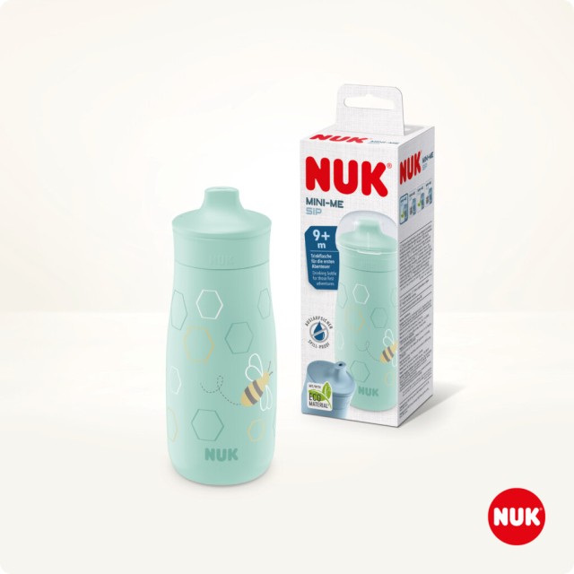 NUK Mini-Me Sip Παγουράκι 9m+ 300ml Χρώμα Μέντα