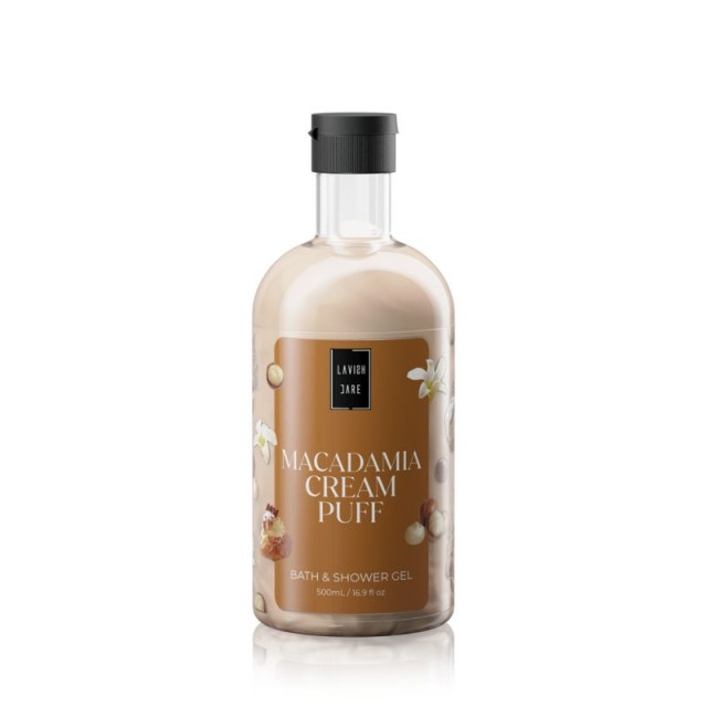 Lavish Care Macadamia Cream Puff Bath & Shower Gel 500ml