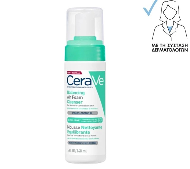 CeraVe Balancing Air Foam Cleanser, 148ml