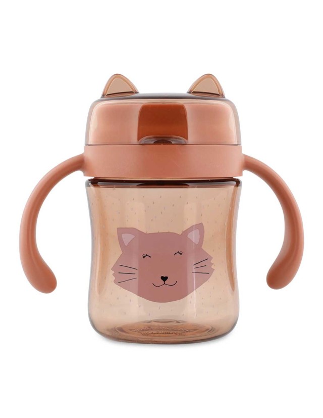 Trixie 360ᵒ Cup With Handles 6m+ Mrs. Cat 240ml