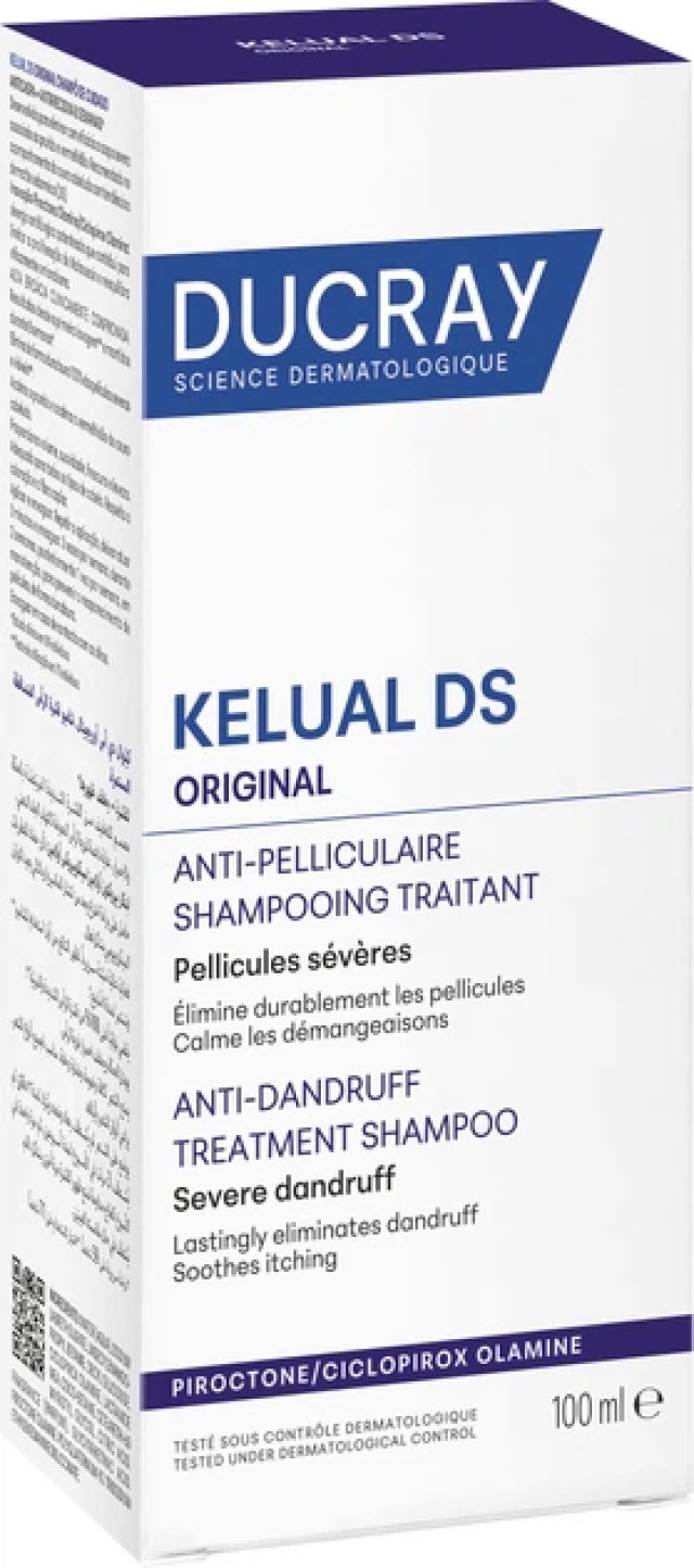 Ducray Kelual DS Σαμπουάν Αγωγής Για Έντονες Απολεπιστικές Καταστάσεις 100ml