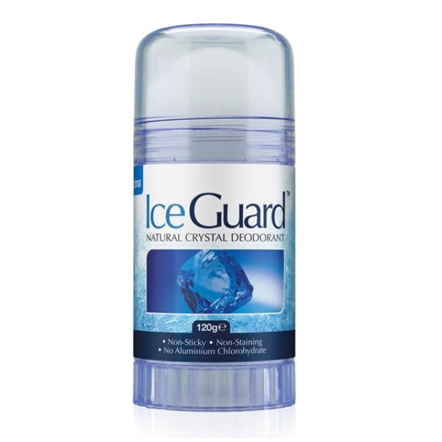 Optima Ice Guard Natural Crystal Deodorant Twist Up Φυσικός Κρύσταλλος σε Υποαλλεργικό Άοσμο Αποσμητικό, 120gr