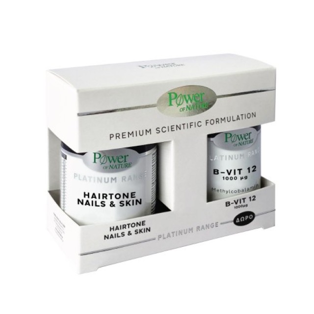Power Health Promo Platinum Range Hairtone Nails & Skin 30 Κάψουλες + Vitamin B12 1000μg 20 Δισκία
