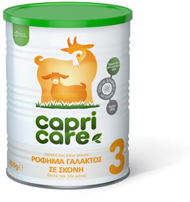 Capricare 3, Ρόφημα γάλακτος σε σκόνη από τον 12ο μήνα 400gr