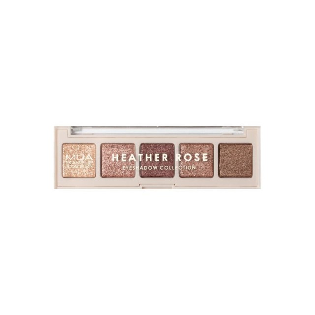 MUA 5 Shade Eyeshadow Palette Heather Rose