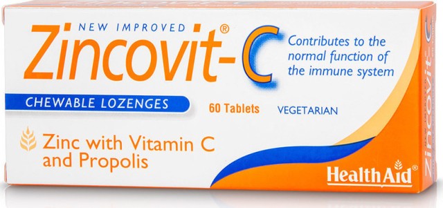 Health Aid Zincovit-C 60 Ταμπλέτες