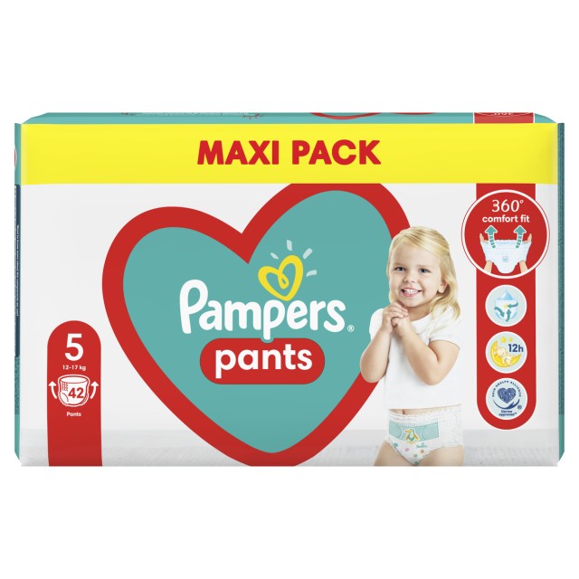 Pampers Pants No.5 (12-17kg) 42 Πάνες