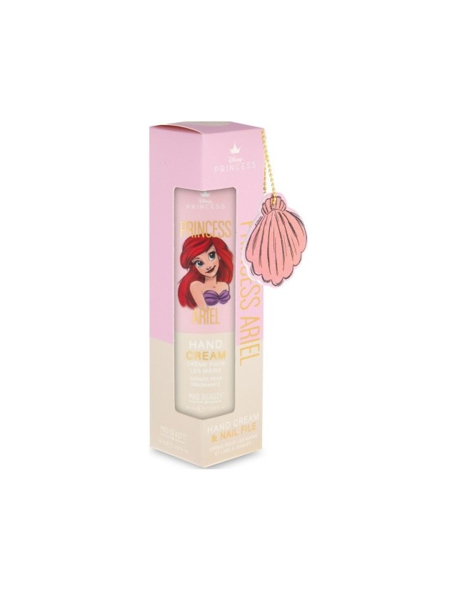 Mad Beauty Princess Ariel Hand Cream & Nail File Ginger Pear Fragnance 60ml