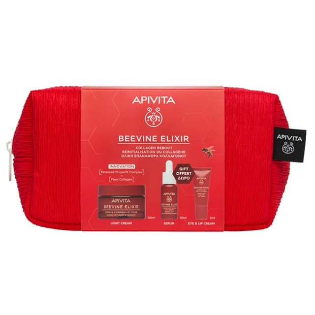 Apivita Promo Beevine Elixir Lift Light Cream 50ml & Serum 10ml & Eye & Lip Cream 5ml
