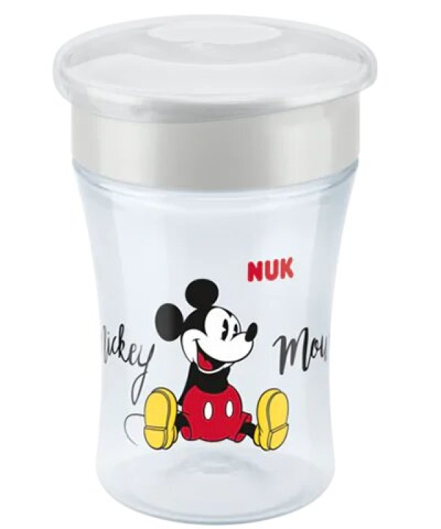 NUK Magic Cup Mickey 8m+ 230ml Χρώμα Άσπρο, 1τμχ