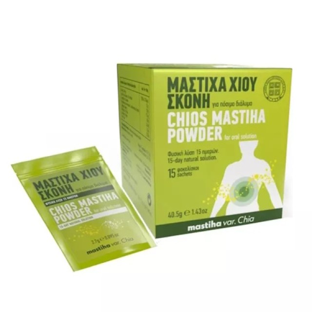 PharmaQ Mastiha Var. Chia Chios Mastiha Powder Μαστίχα Χίου Σκόνη, 15x40.5g