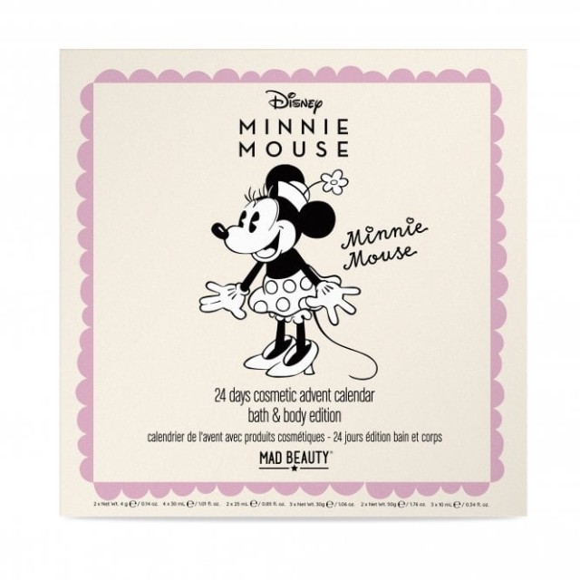 Mad Beauty Disney Minnie Mouse 24 Days Cosmetic Advent Calendar