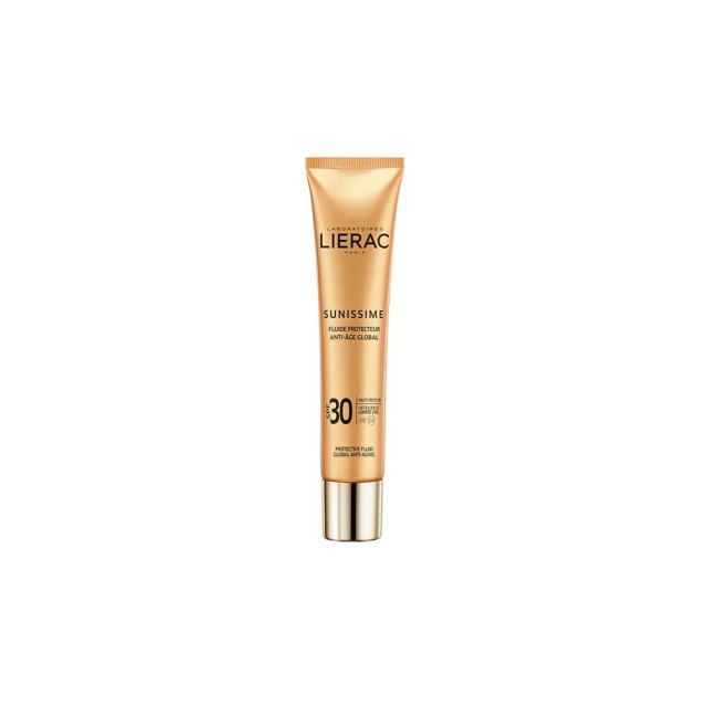 Lierac Sunissime Protective Fluid Global Anti-Aging Face and Decollete SPF30 40ml