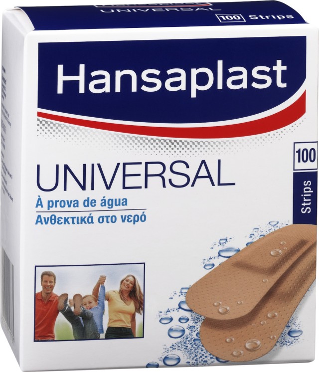 Hansaplast Universal 3,0 x 7,2cm 100strips