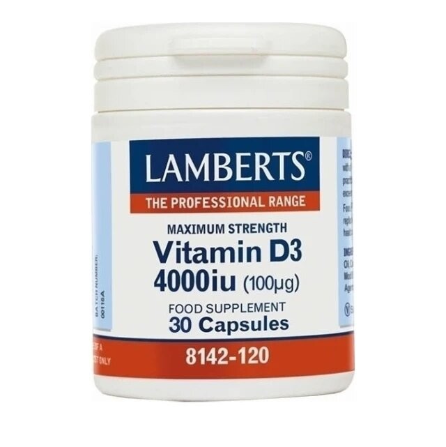 Lamberts Vitamin D3 4000iu (100μg) 30caps