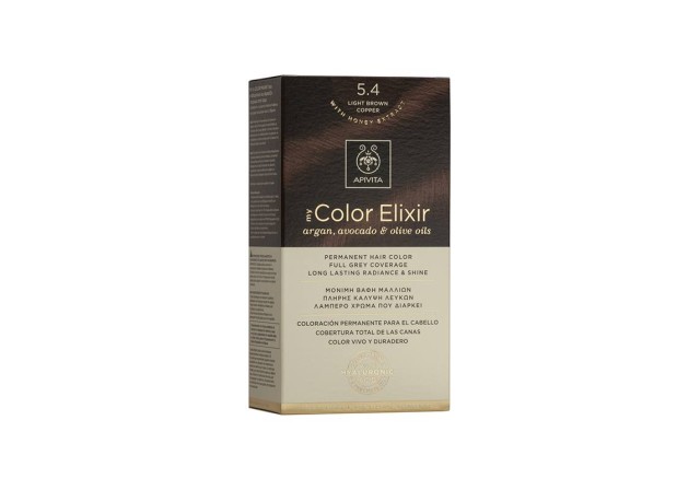 Apivita My Color Elixir 5.4 Βαφή Μαλλιών Καστανό Ανοιχτό Χάλκινο