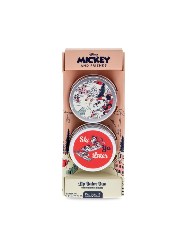 Mad Beauty Mickey ski Lip Balm Duo 2*12gr