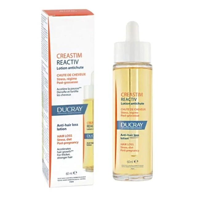 Ducray Creastim Reactiv Λοσιόν Aγωγής Kατά της Tριχόπτωσης, 60ml