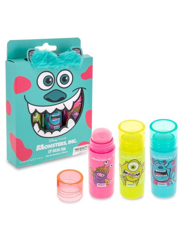 Mad Beauty Monsters Inc Lip Balm Trio 3*8gr