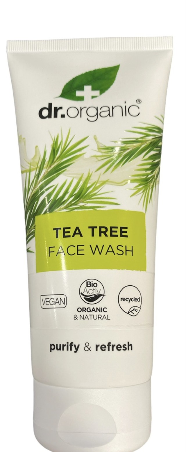 Dr. Organic Tea Tree Face Wash 200ml