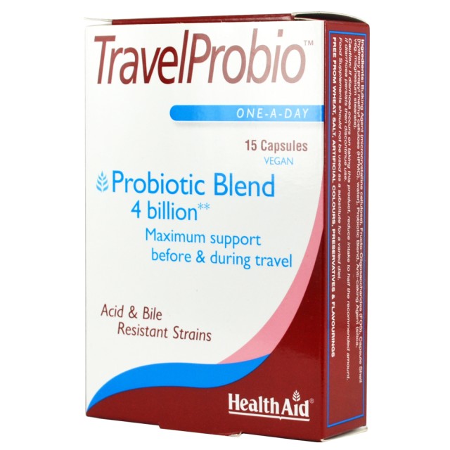 Health Aid Travel Probio 15 Caps