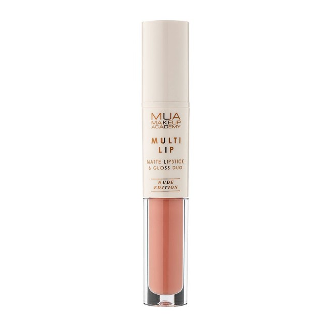 MUA Lipstick & Gloss Duo-Nude Edition-Caramel