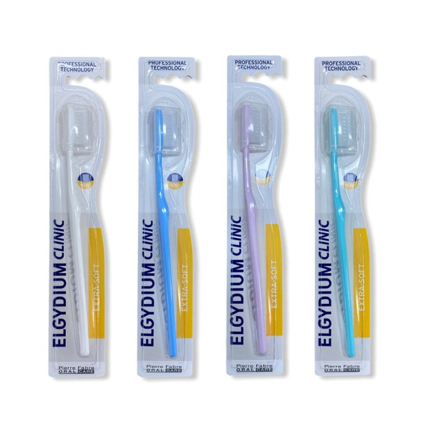Elgydium Clinic 15/100 Οδοντόβουρτσα Χρώμα Γαλάζιο 1τμχ
