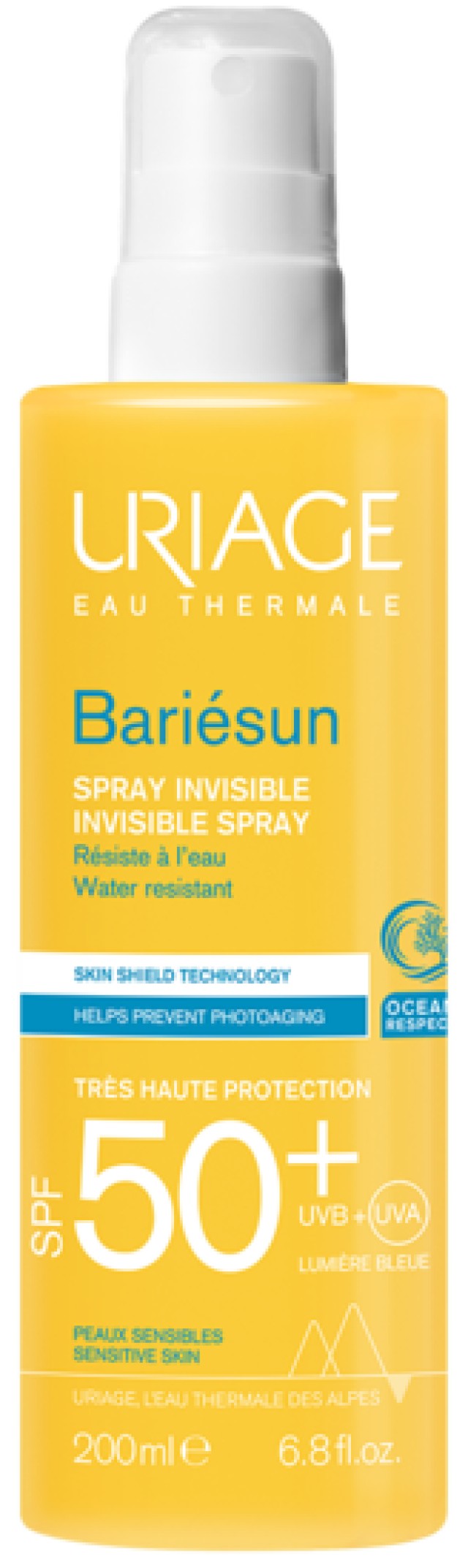 Uriage Bariesun Spray Invisible SPF50+ With Perfume 200ml