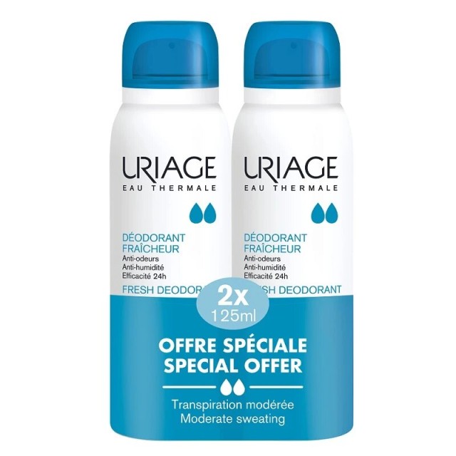Uriage Promo Eau Thermale Fresh Deodorant Spray 2x125ml