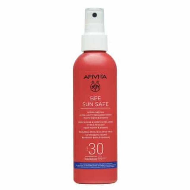 Apivita Bee Sun Safe Ενυδατικό Spray Ελαφριάς Υφής για Πρόσωπο & Σώμα SPF30 200ml