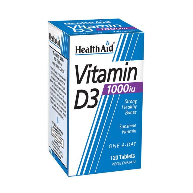 Health Aid Vitamin D3 1000iu 120 Tabs