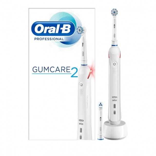 Oral-B Ηλεκτρική Οδοντόβουρτσα Professional Gumcare 2 White, 1τμχ