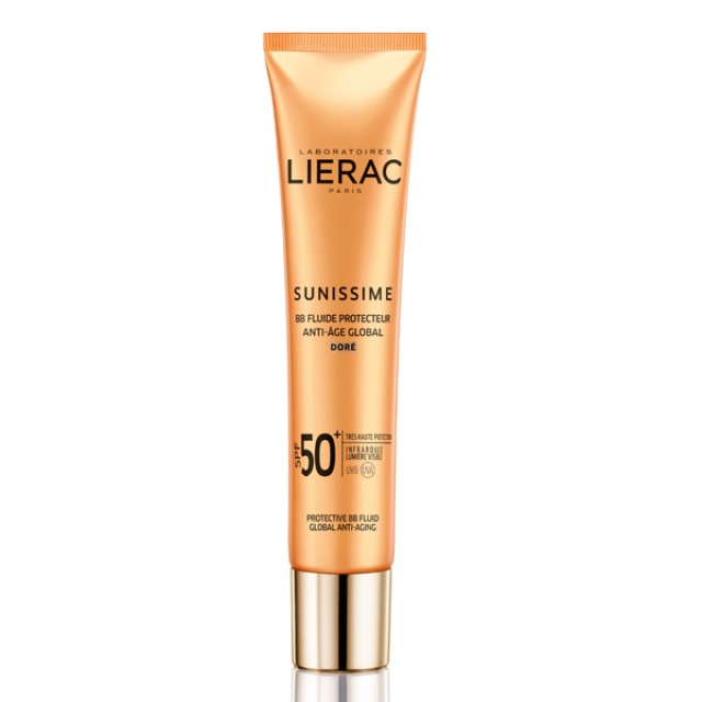 Lierac Sunissime Protective BB Fluid Global Anti-Aging Golden Face & Decollete SPF50+ 40ml