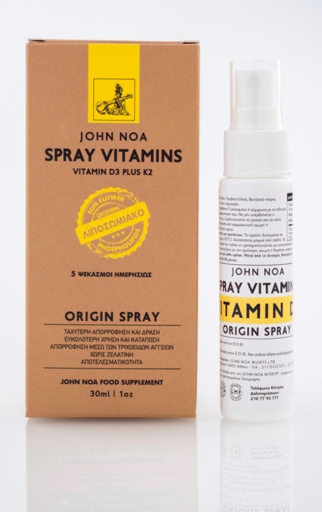 John Noa Origin Spray Vitamin D3 plus K2 30ml