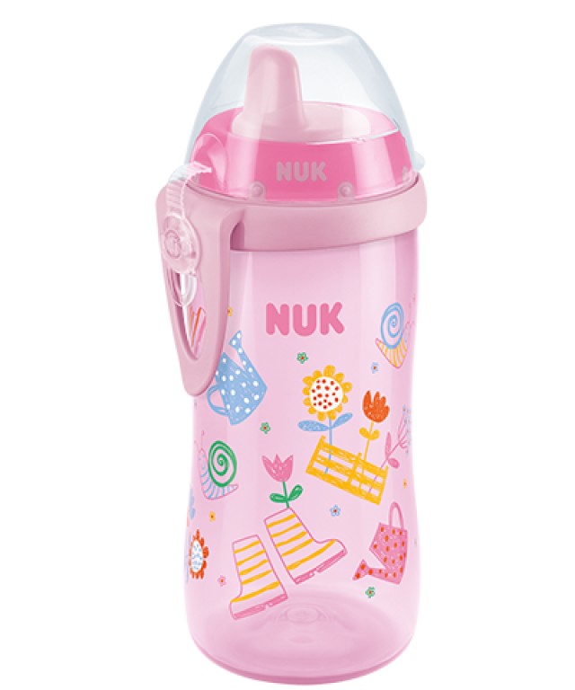 NUK Kiddy Cup 12m+ 300ml Χρώμα Ροζ, 1τμχ