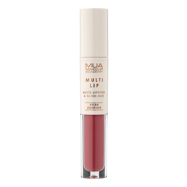 MUA Lipstick & Gloss Duo-Nude Edition-Soleil
