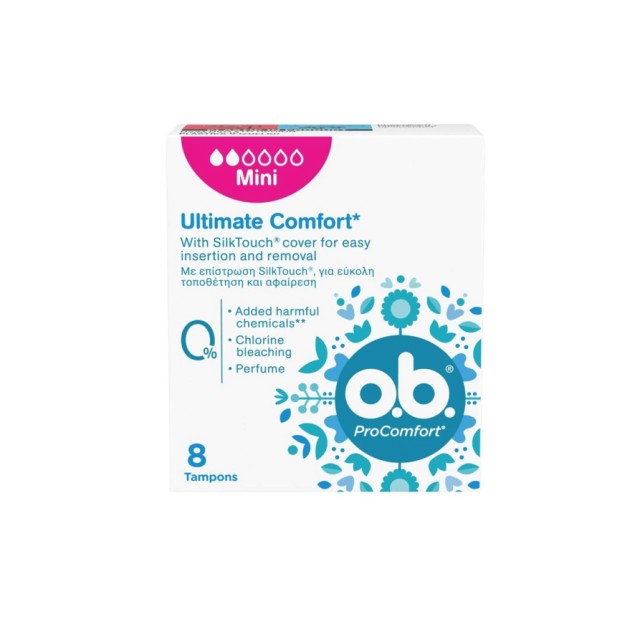 O.B. Ultimate Comfort Mini 8τμχ