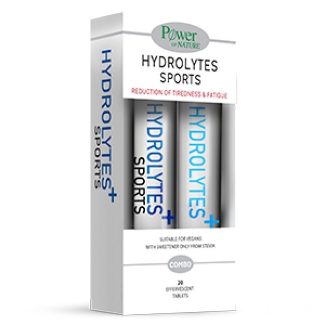 Power Health Hydrolytes+ Sports 20 eff.tabs με γεύση λεμόνι + Δώρο Hydrolytes+ με γεύση λεμόνι 20 eff.tabs