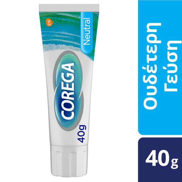 Corega 3D Hold Neutral Στερεωτική Κρέμα Οδοντοστοιχιών(1 + 1) -30% ΕΚΠΤΩΣΗ 80g
