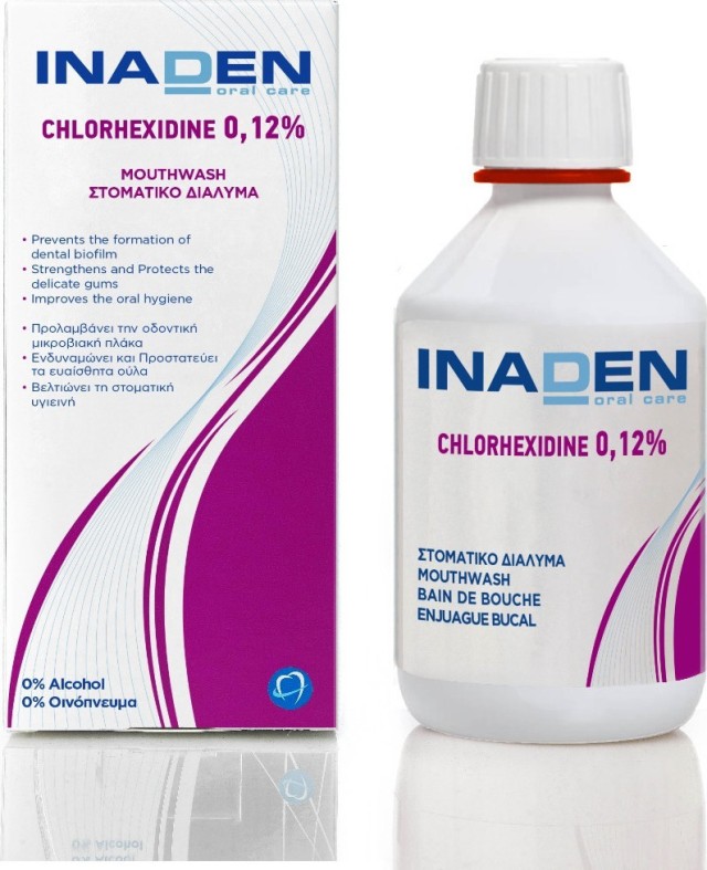 Inaden Στοματικό Διάλυμα Chlorhexidine 0,12% 250ml