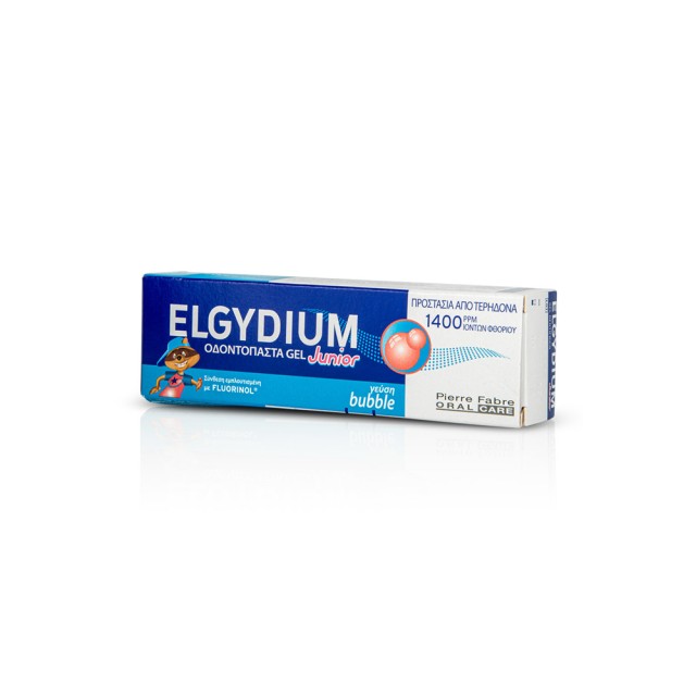Elgydium Junior Οδοντόκρεμα με γεύση Bubble 1400ppm 50ml