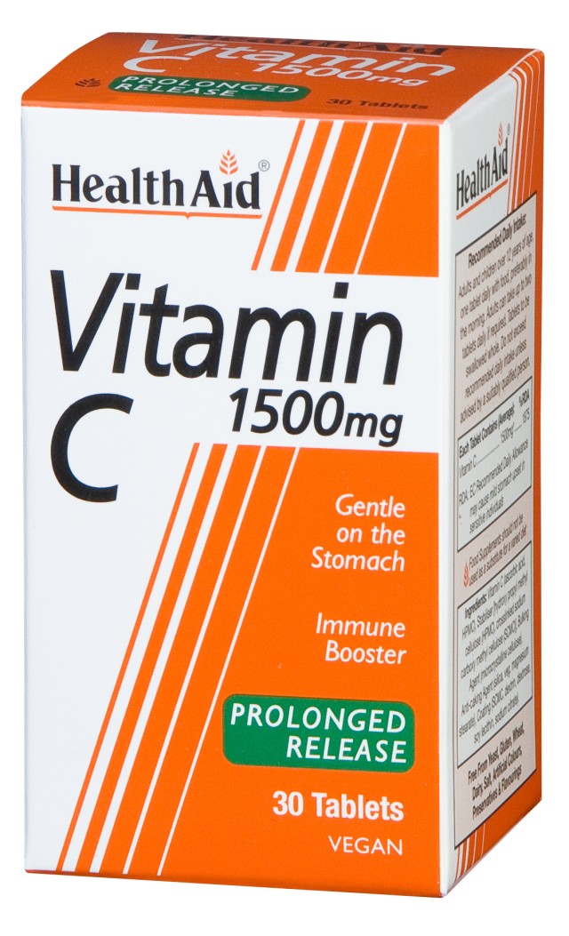 Health Aid Vitamin C 1500mg 30 Tabs