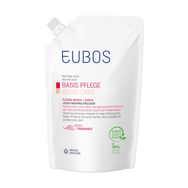 Eubos Basic Care Liquid Red Washing Emulsion Refill 400ml