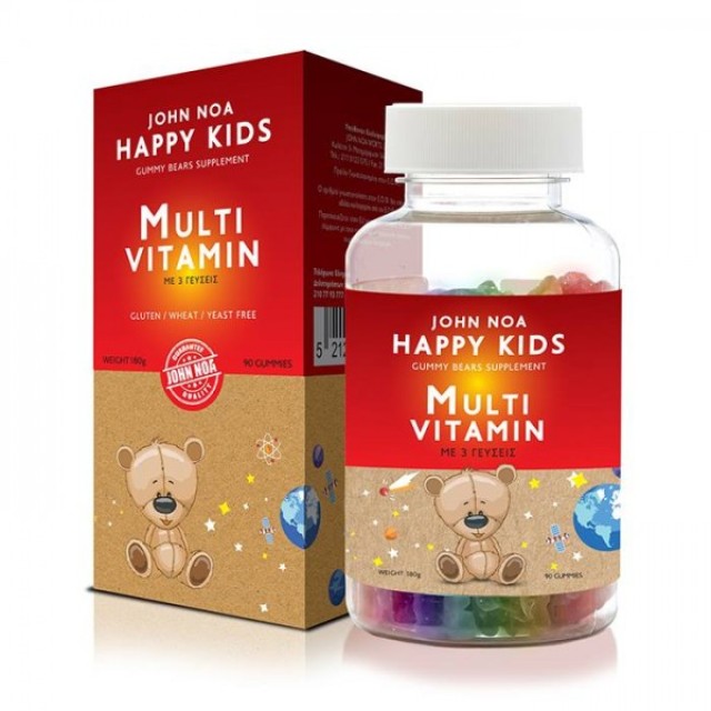 John Noa Happy Kids Multi Vitamin 90 ζελεδάκια